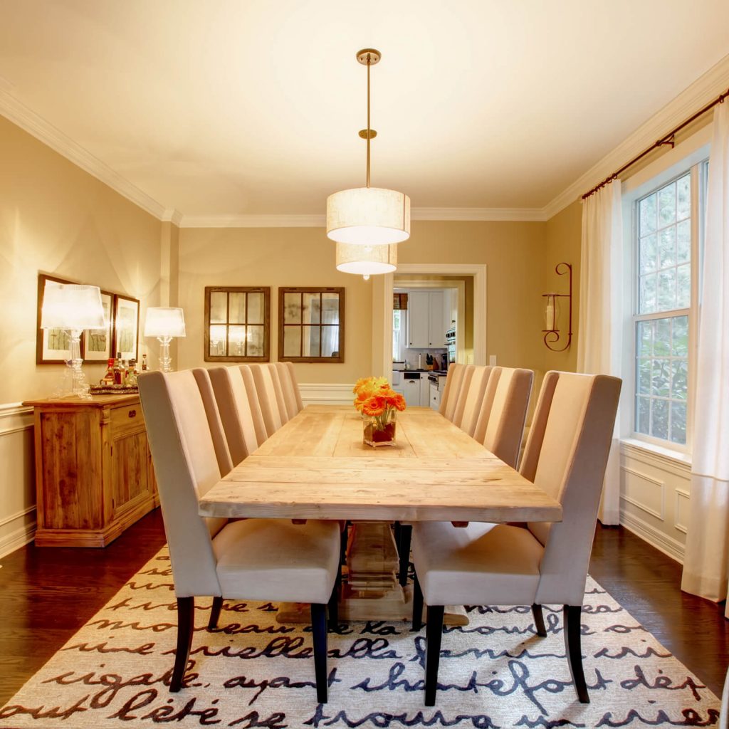 Choosing the Best Rug for Your Dining Room | TUF Flooring LLC